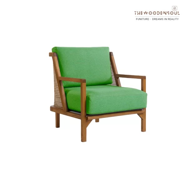 Wooden White Lounge Chairs