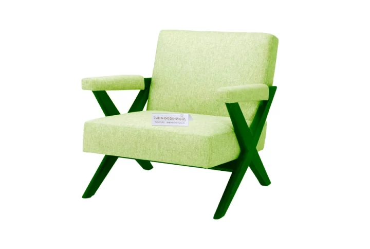 Wooden White Lounge Chairs