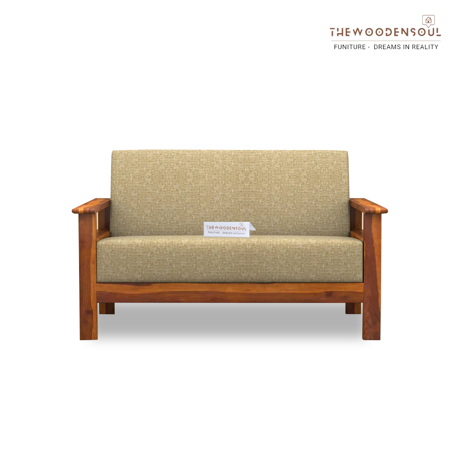 Classic Brown Wooden Sofa Cum Bed