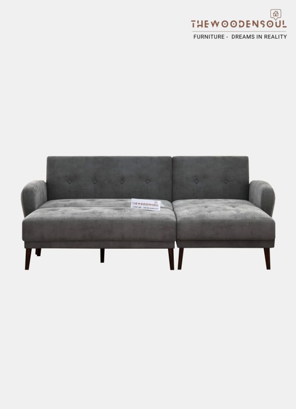 Sheesham Wood Convertible Sofa Cum Bed