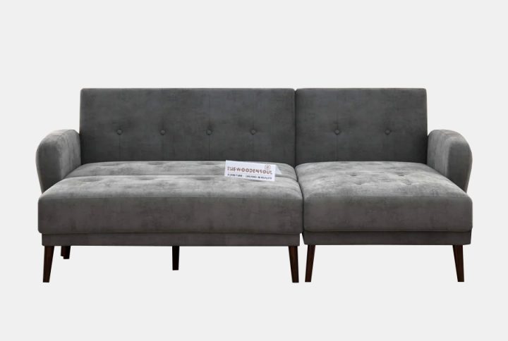 Sheesham Wood Convertible Sofa Cum Bed