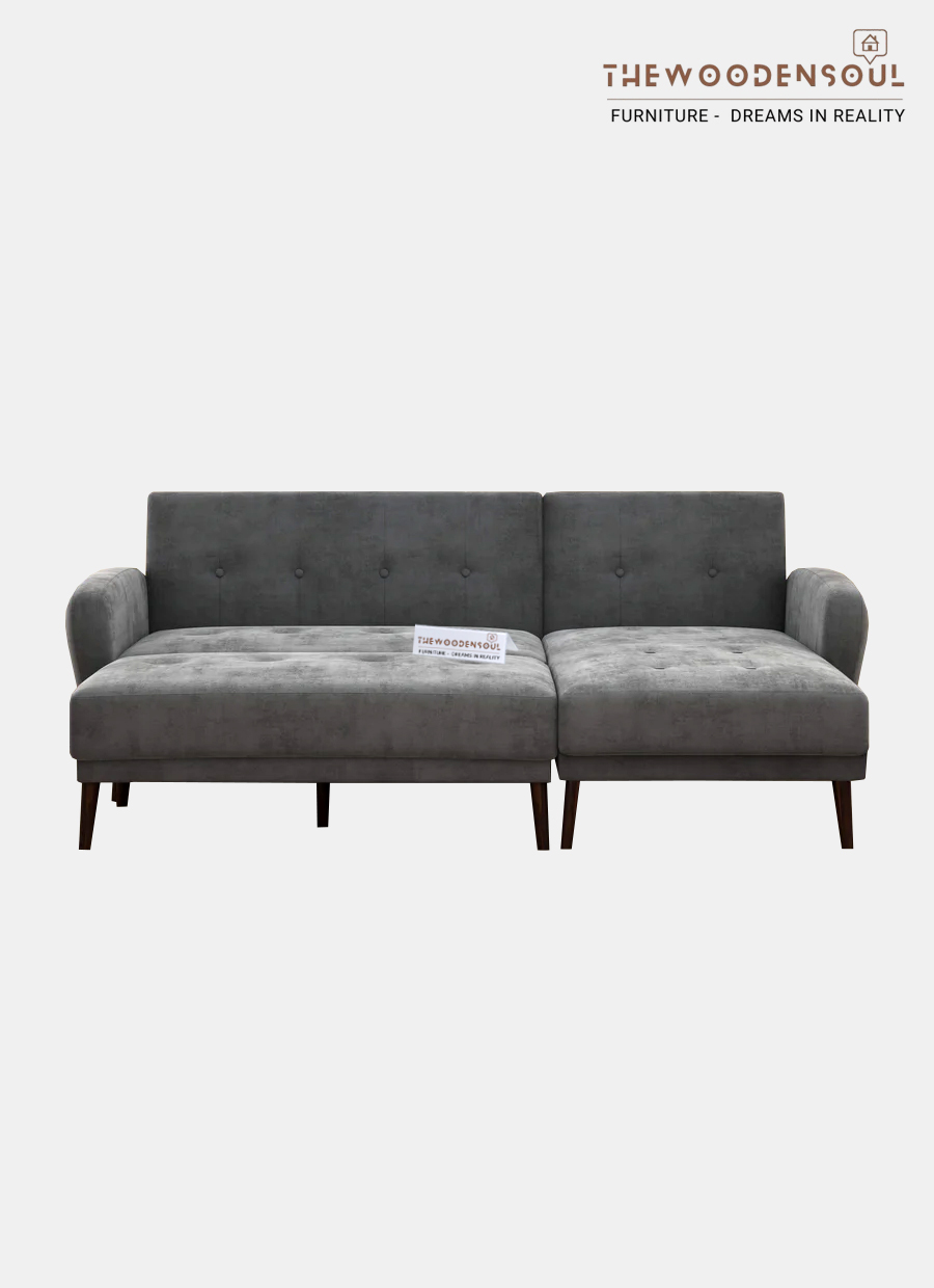 Sheesham Wood Convertible Sofa Cum Bed