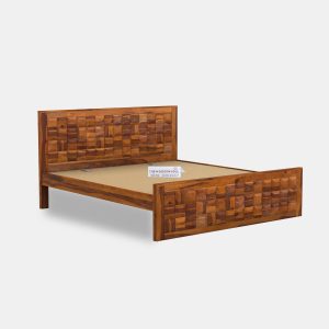 Raja Queen Solid Wood Bed