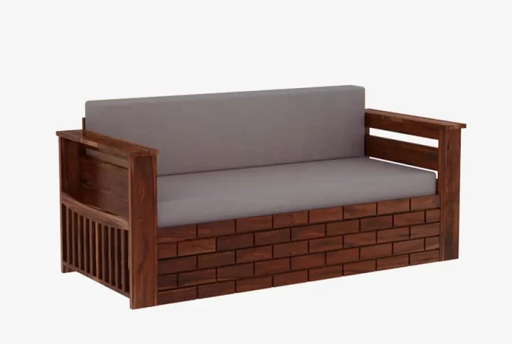 Premium Sheesham Wood Convertible Sofa Cum Bed
