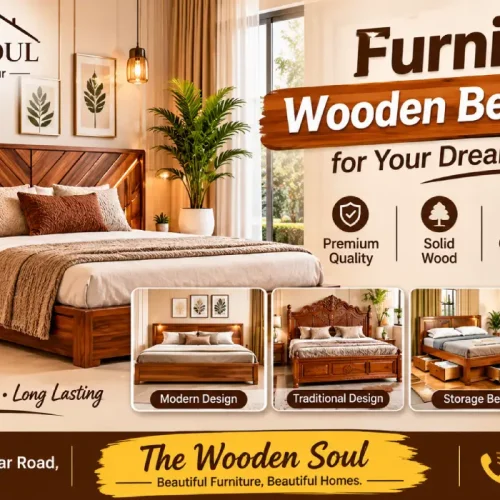 Furniture Wooden Bed Design