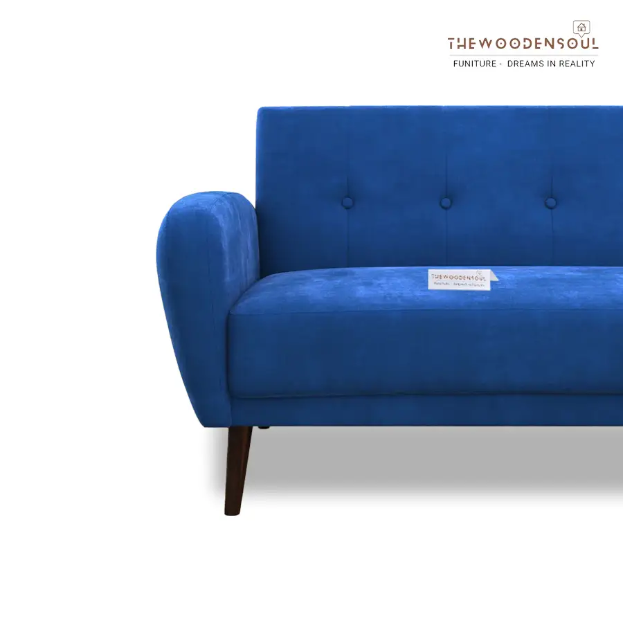 Daisy L Shape Sofa – Royal Blue Velvet Daisy L Shape Sofa – Royal Blue Velvet